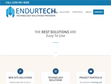 Tablet Screenshot of endurtech.com